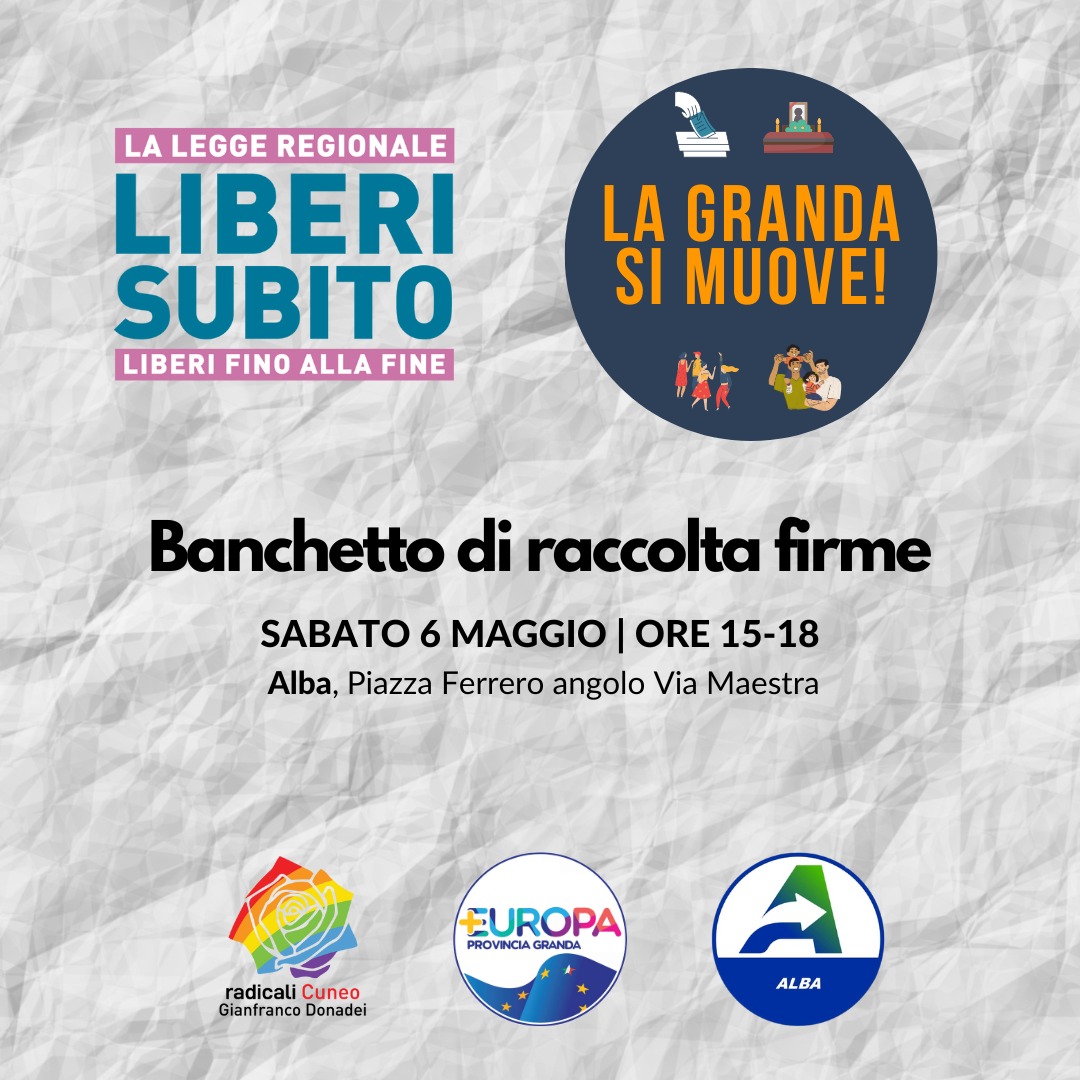 Raccolta firme Liberi Subito